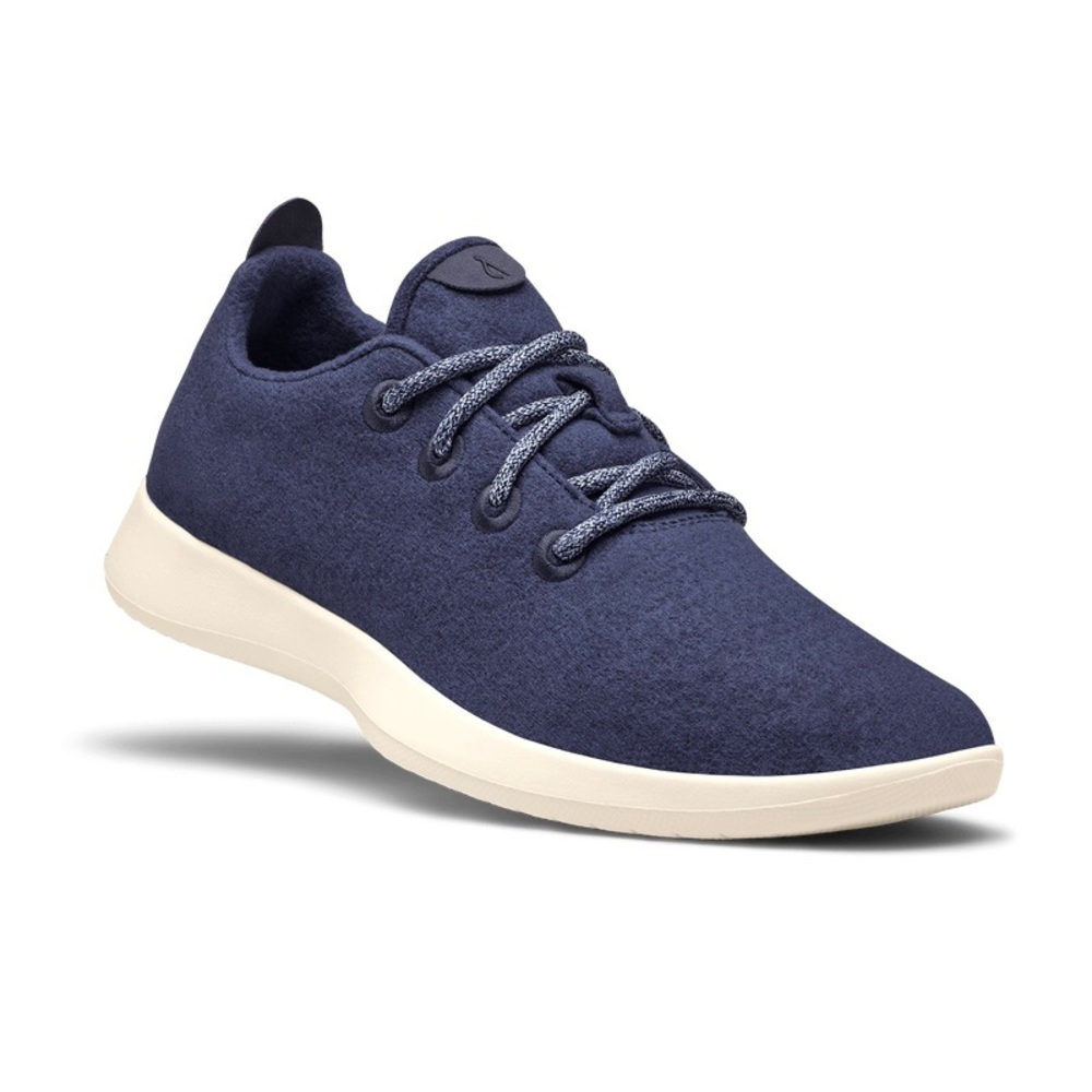 Allbirds Wool Runners in Tuke Midnight Blue shoes size 10